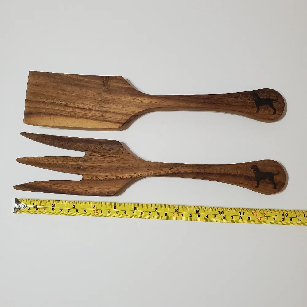 Gourmet Large Wood Serving Utensils